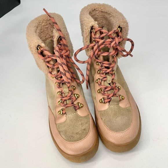 Coach Shoes - COACH Tyler sheepskin boots platform 7 womens